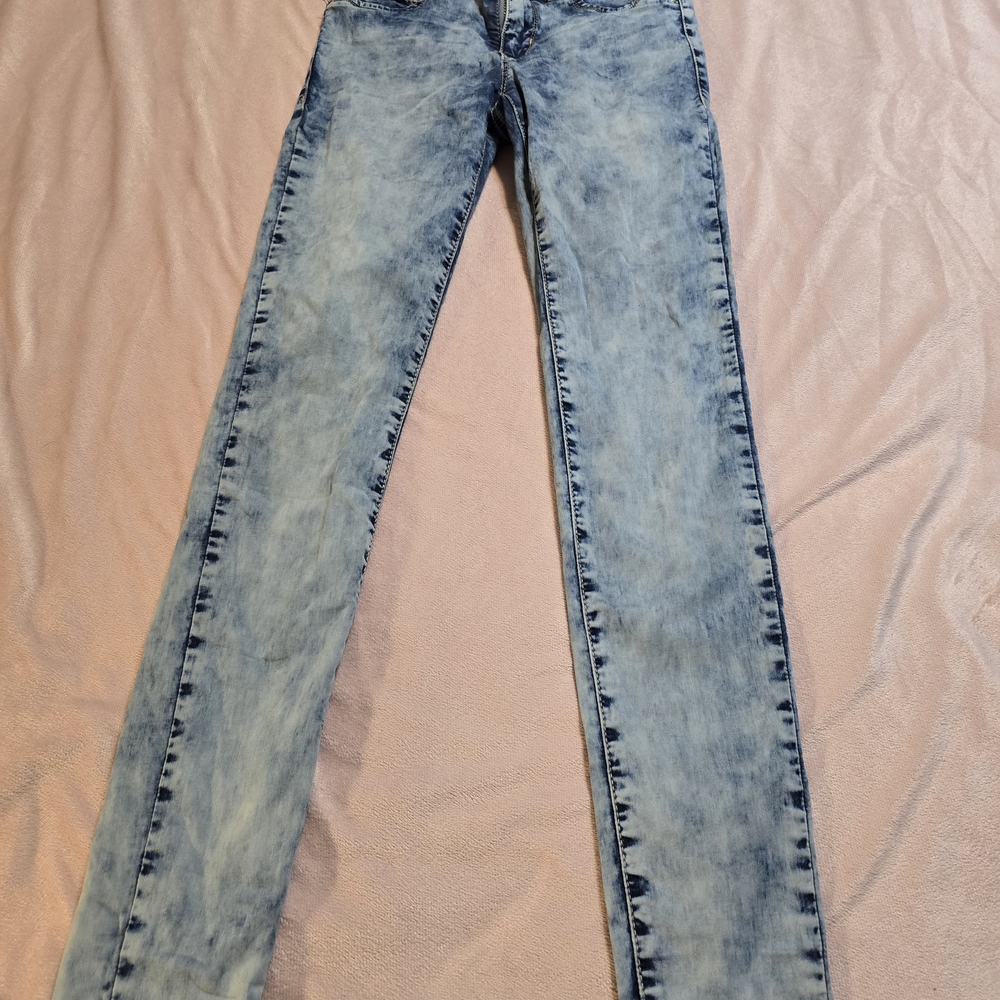 Garage Light Blue Straight Leg Jeans